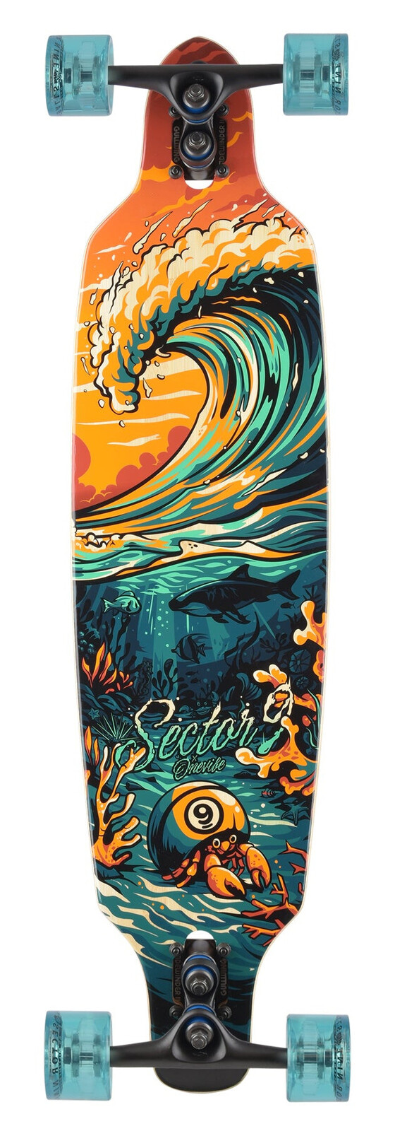 Sector 9 - Flipside Fractal 36“ - longboard