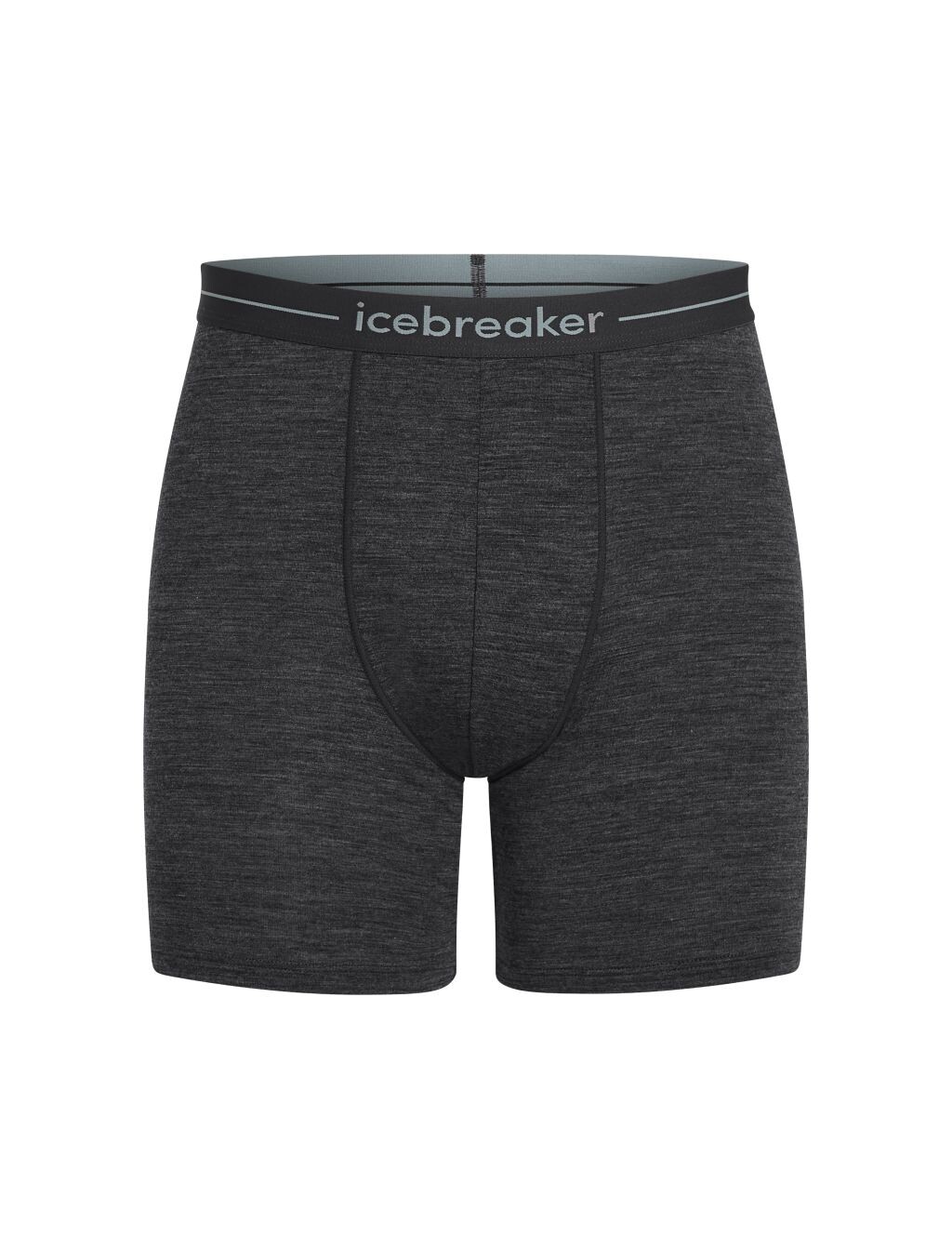 ICEBREAKER Mens Anatomica Long Boxers, Jet Heather (vzorek) velikost: M