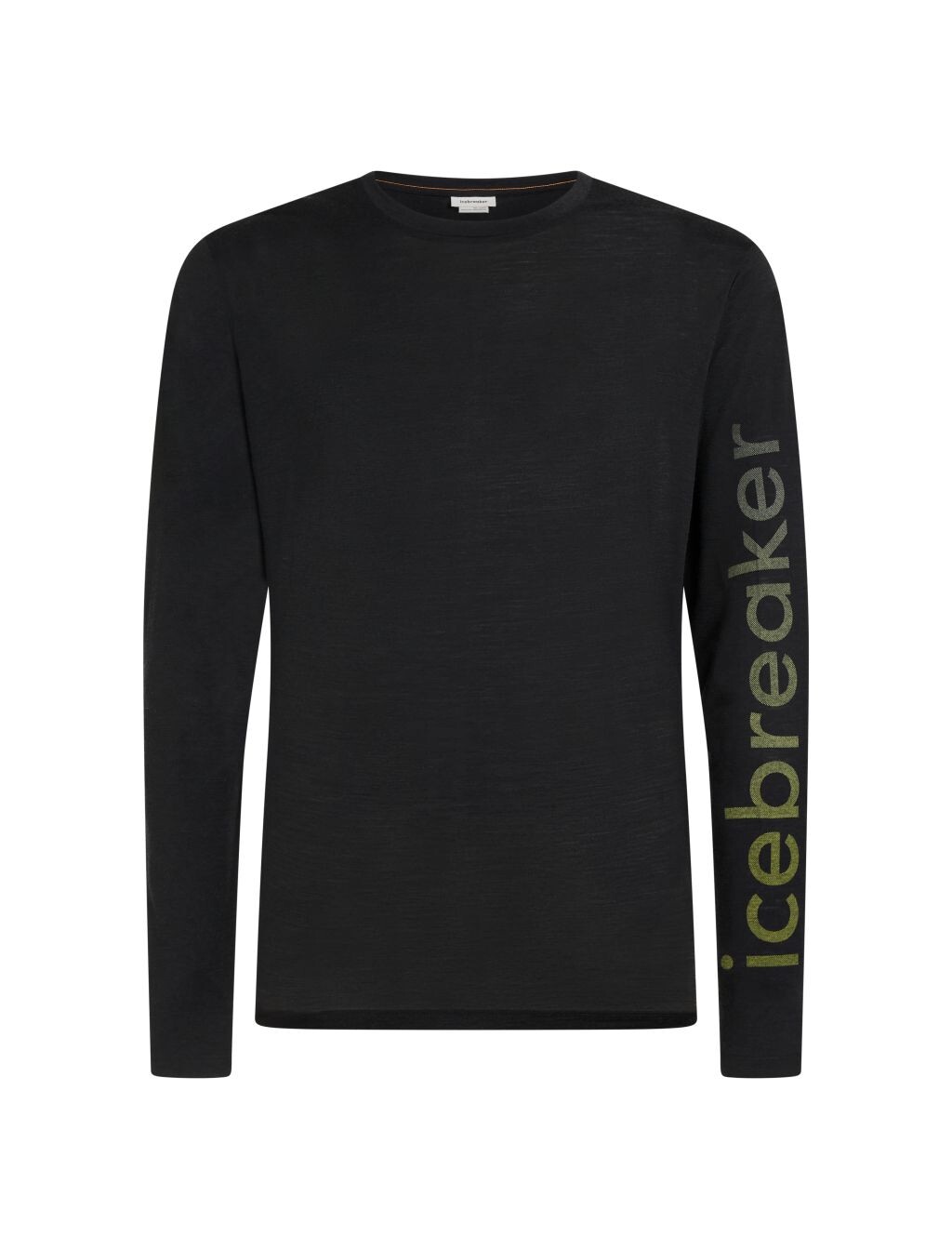 ICEBREAKER Mens Merino 150 Tech Lite LS Tee IB Vertical, Black (vzorek) velikost: M