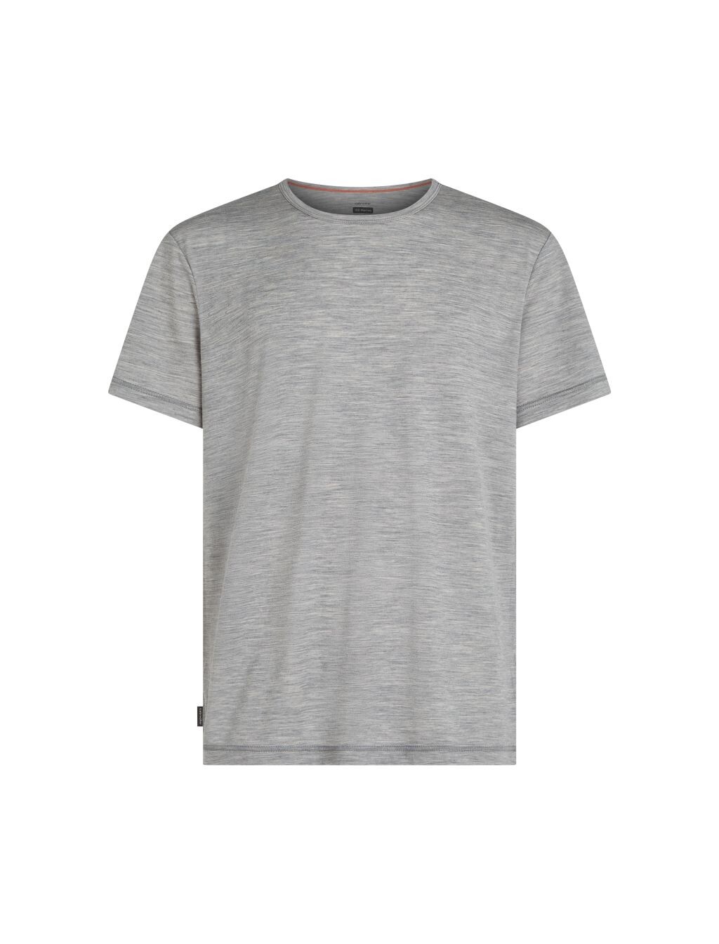 ICEBREAKER Mens Merino 150 Lodge SS Tee, Metro Heather (vzorek) velikost: M