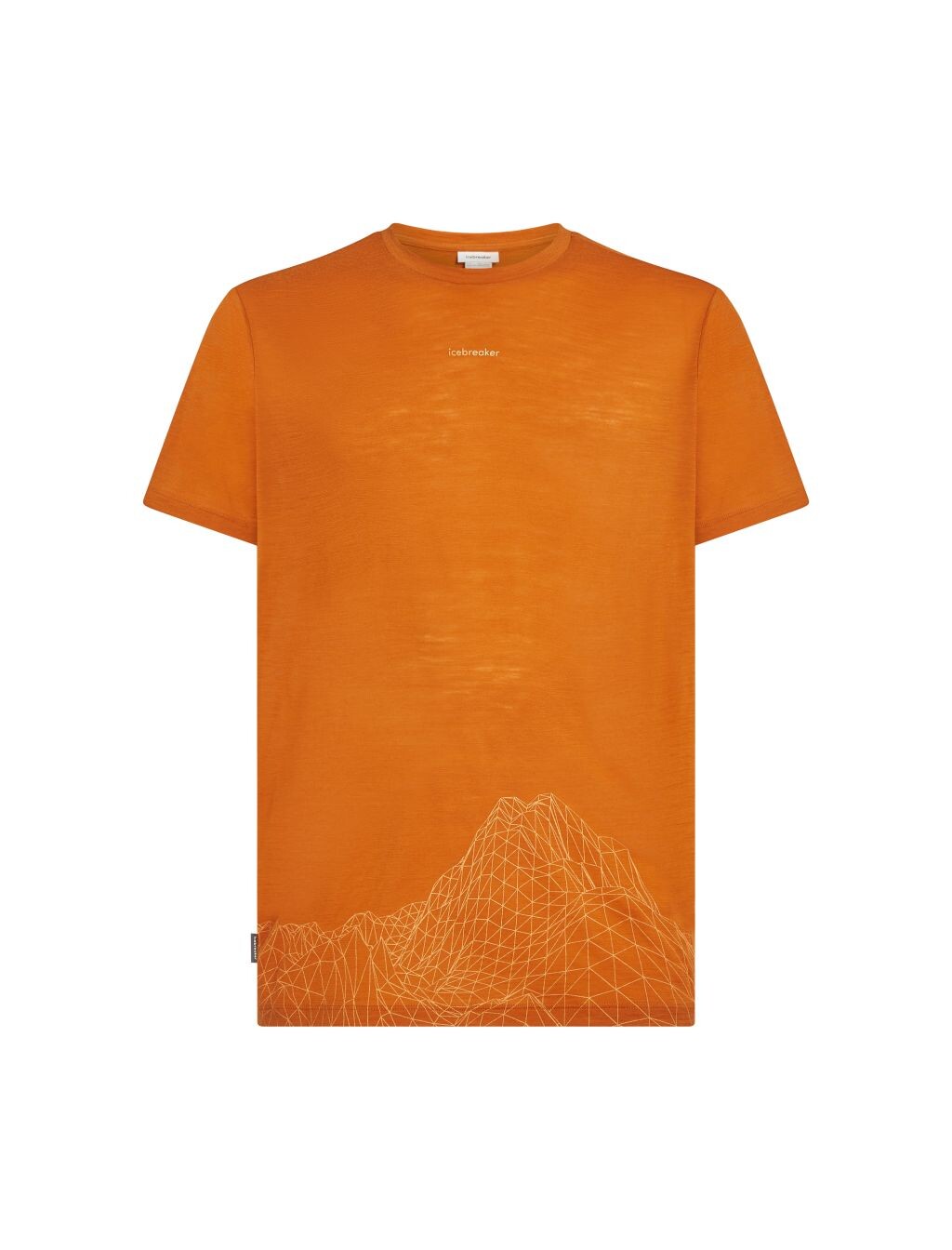 ICEBREAKER Mens Merino 150 Tech Lite SS Tee 3D Mapping, Spice (vzorek) velikost: M