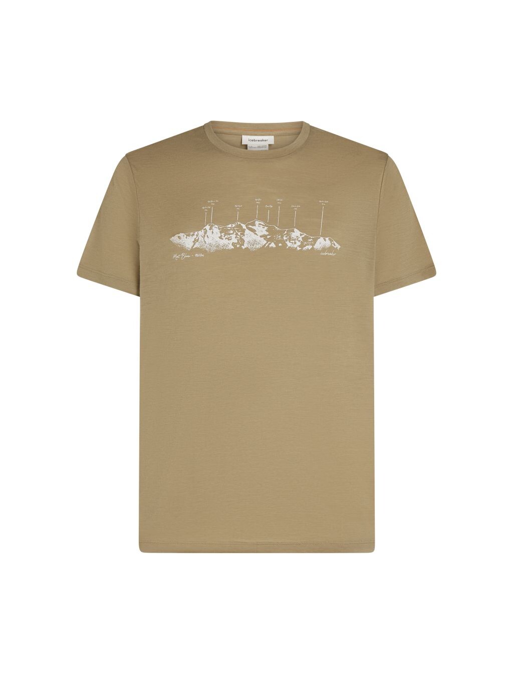 ICEBREAKER Mens Merino 150 Tech Lite SS Tee Massif, Cumin (vzorek) velikost: M
