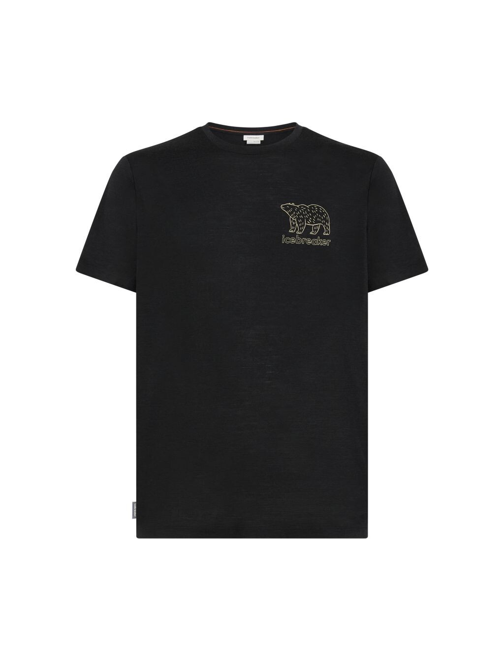 ICEBREAKER Mens Merino 150 Tech Lite SS Tee Forest Footsc, Black (vzorek) velikost: M