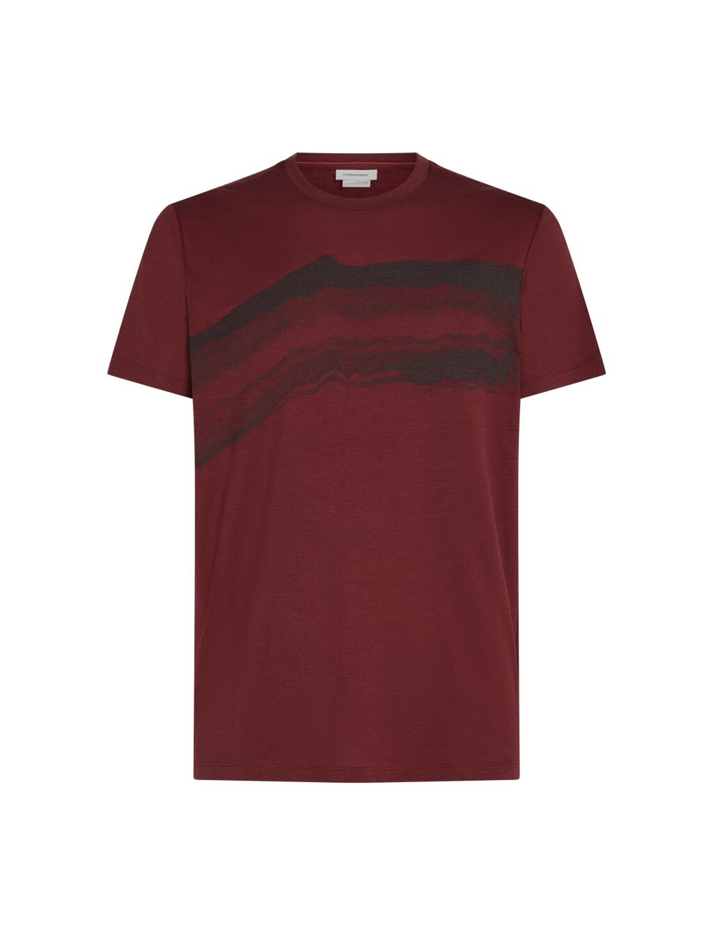 ICEBREAKER Mens Merino 150 Tech Lite SS Tee Getaway, Port (vzorek) velikost: M