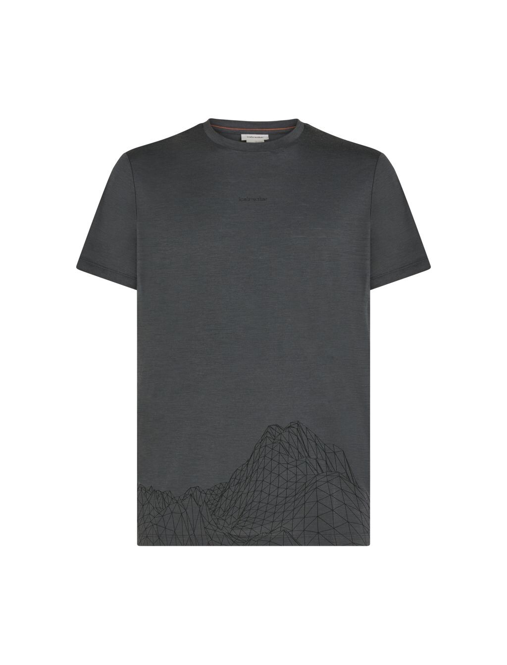 ICEBREAKER Mens Merino 150 Tech Lite SS Tee 3D Mapping, Obsidian (vzorek) velikost: M