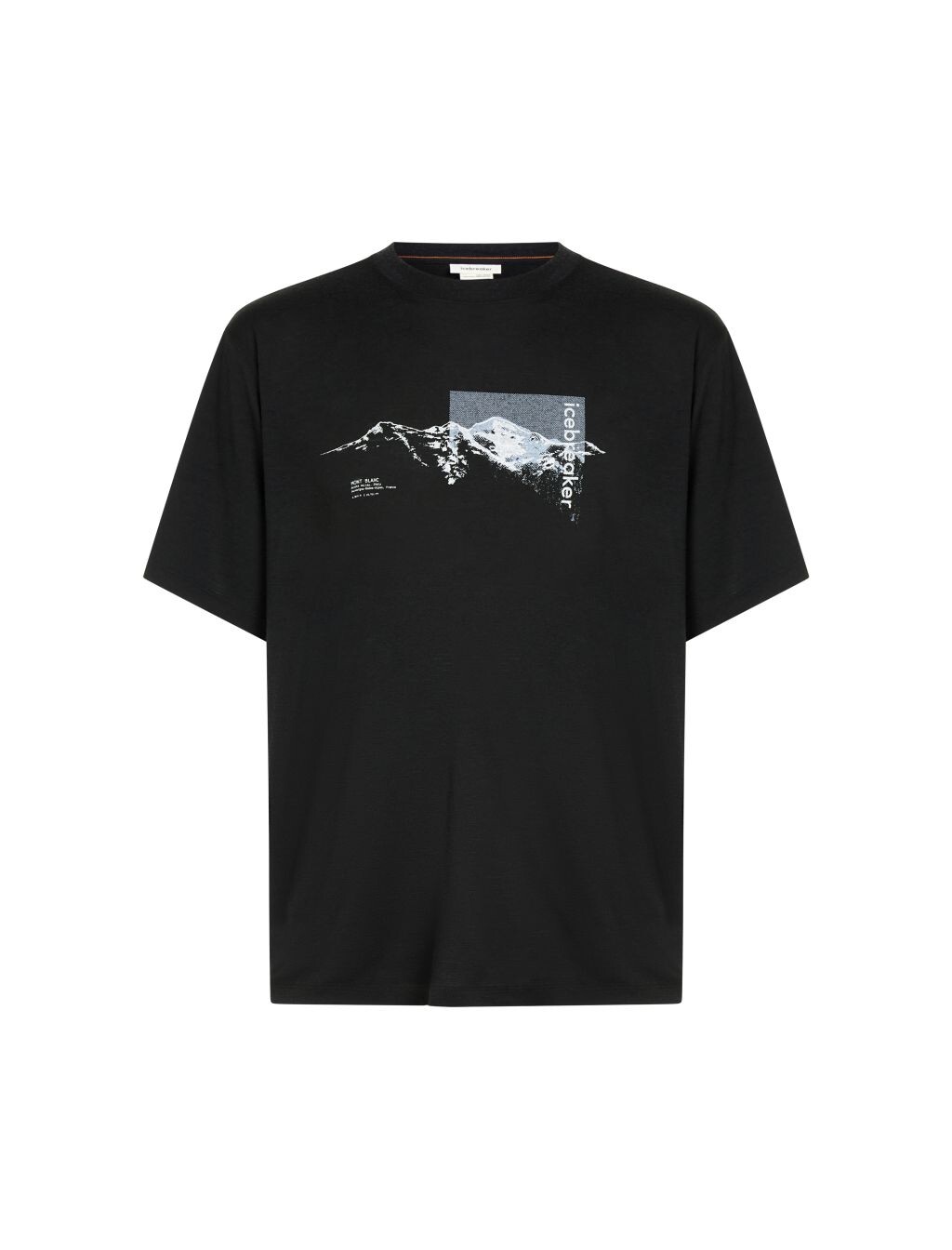 ICEBREAKER Mens Merino 150 Tech Lite SS Tee Pure Altitude, Black (vzorek) velikost: M