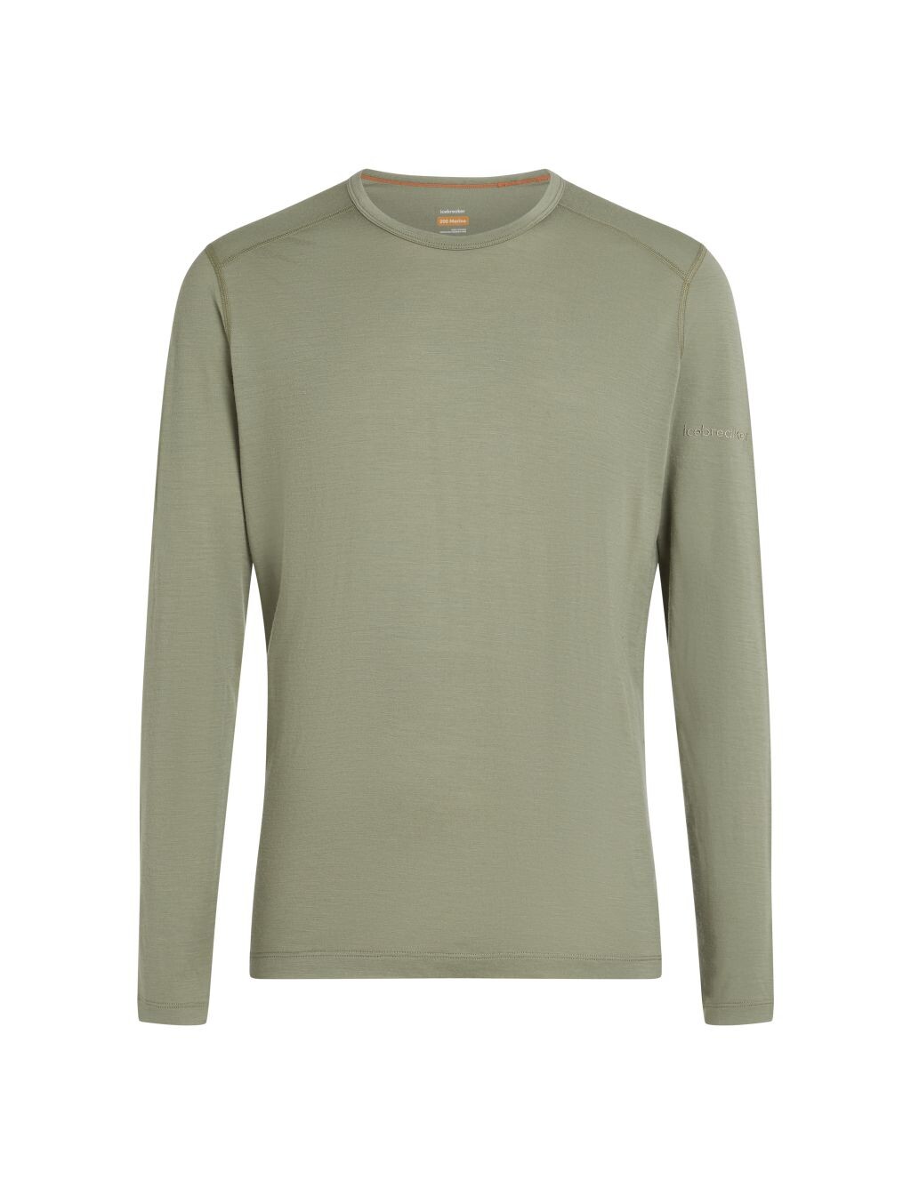 ICEBREAKER Mens 200 Oasis LS Crewe, Lichen (vzorek) velikost: M