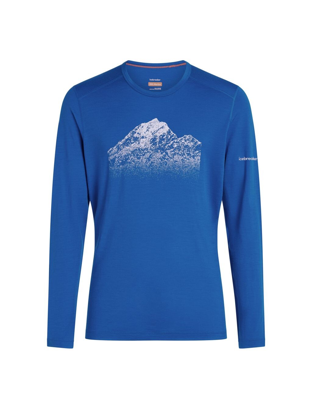 ICEBREAKER Mens Merino 200 Oasis LS Crewe Rising Light, Lazurite (vzorek) velikost: M