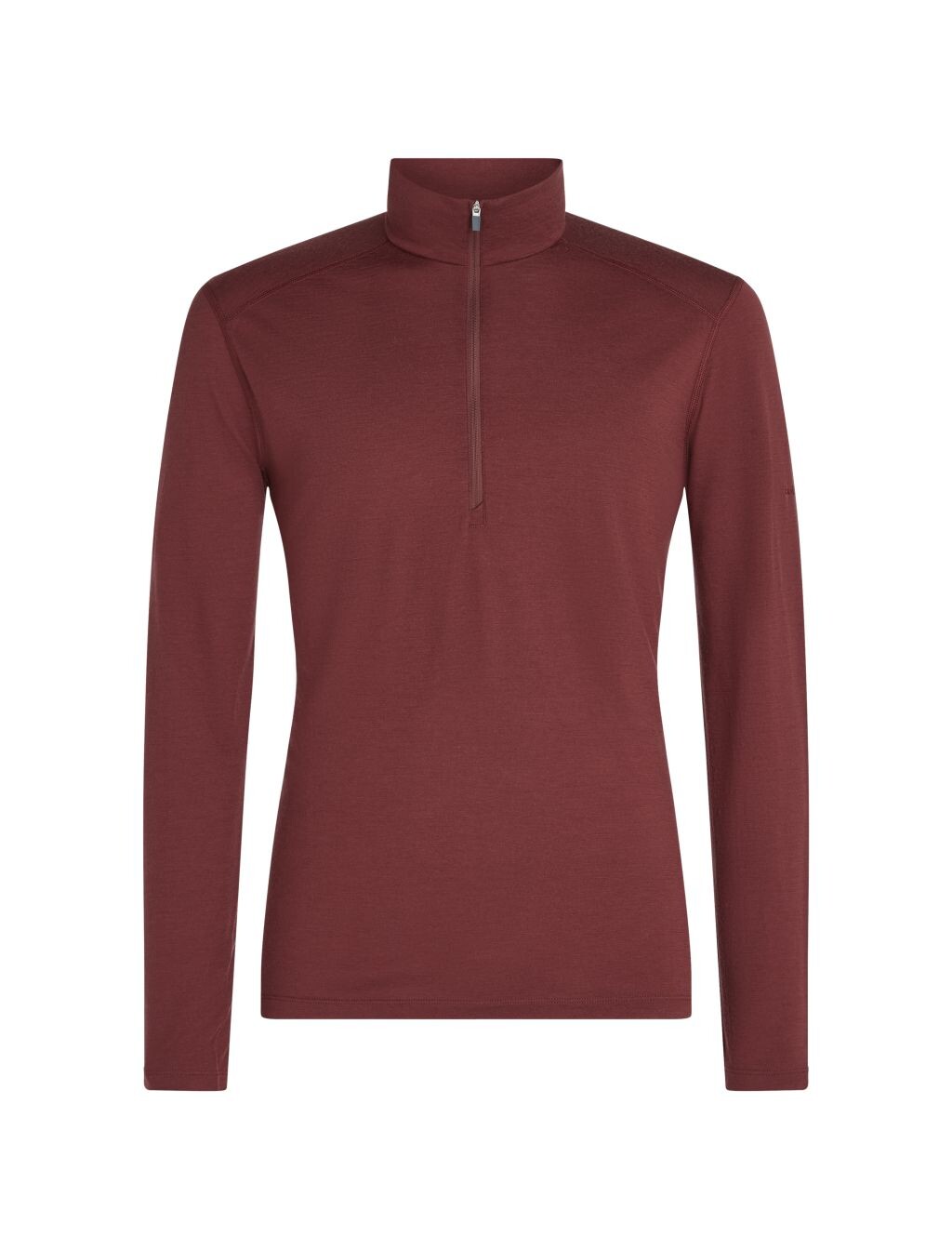 ICEBREAKER Mens 200 Oasis LS Half Zip, Port (vzorek) velikost: M