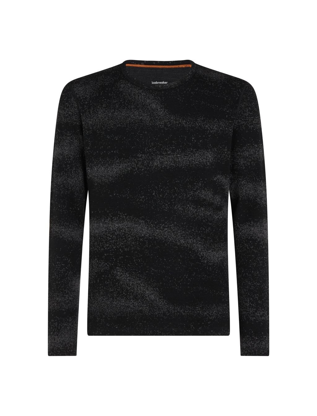 ICEBREAKER Mens Merino 260 Tech Vertex LS Crewe Chillwav, Black/Obsidian/J (vzorek) velikost: M