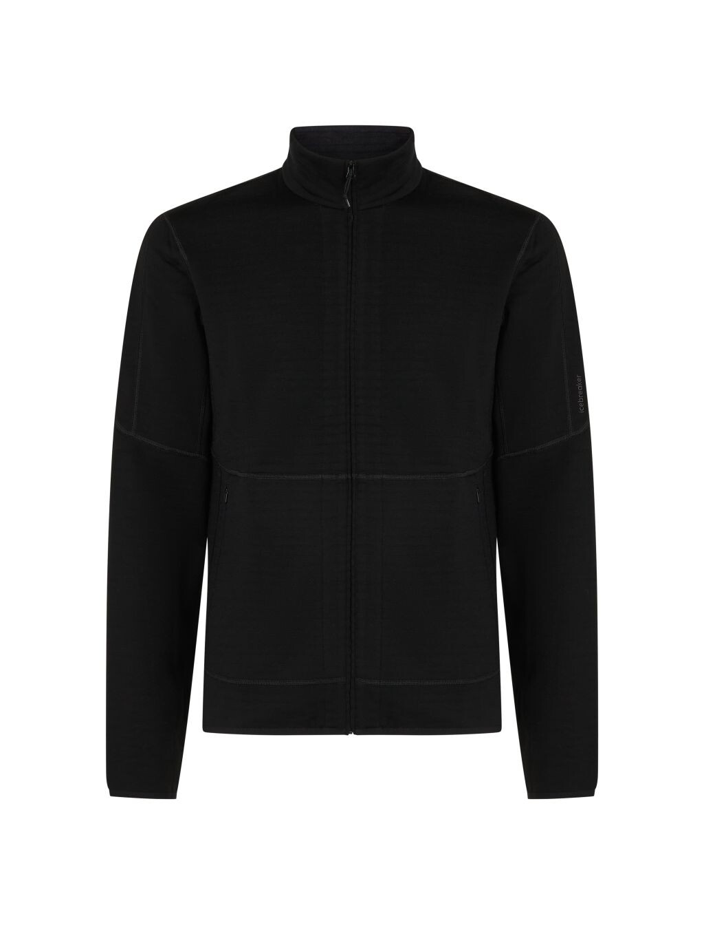 ICEBREAKER Mens Merino 400 RealFleece Descender LS Z, Black (vzorek) velikost: M