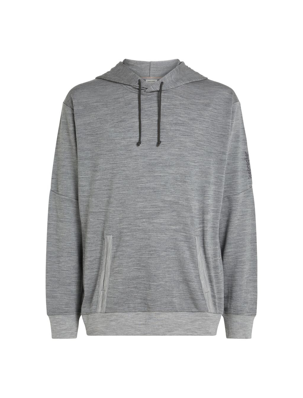 ICEBREAKER Mens Merino 150 Drift LS Hoodie, Metro Heather (vzorek) velikost: M