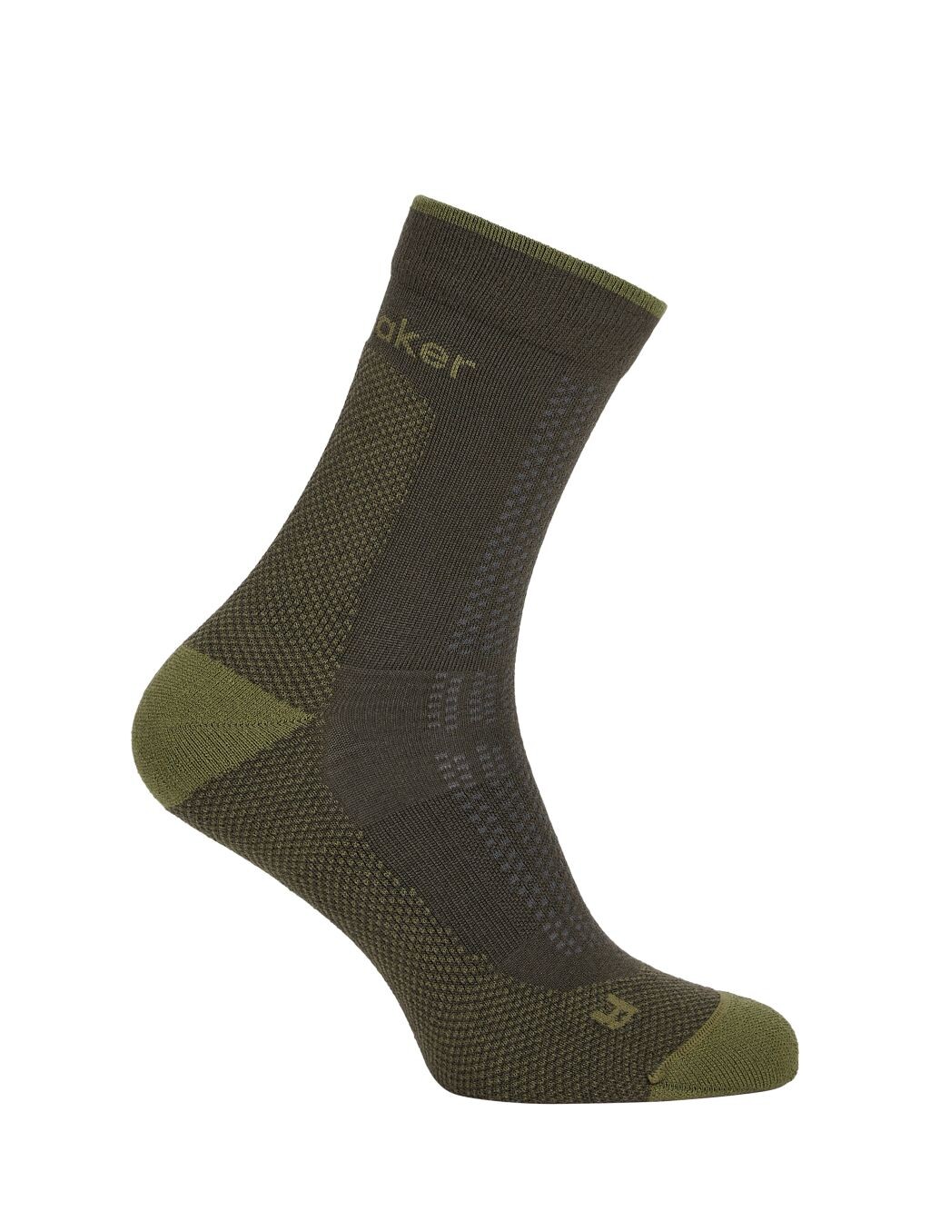 ICEBREAKER Mens Merino Hike+ Ultralight Quarter, Dark Loden/Sphagnum (vzorek) velikost: M