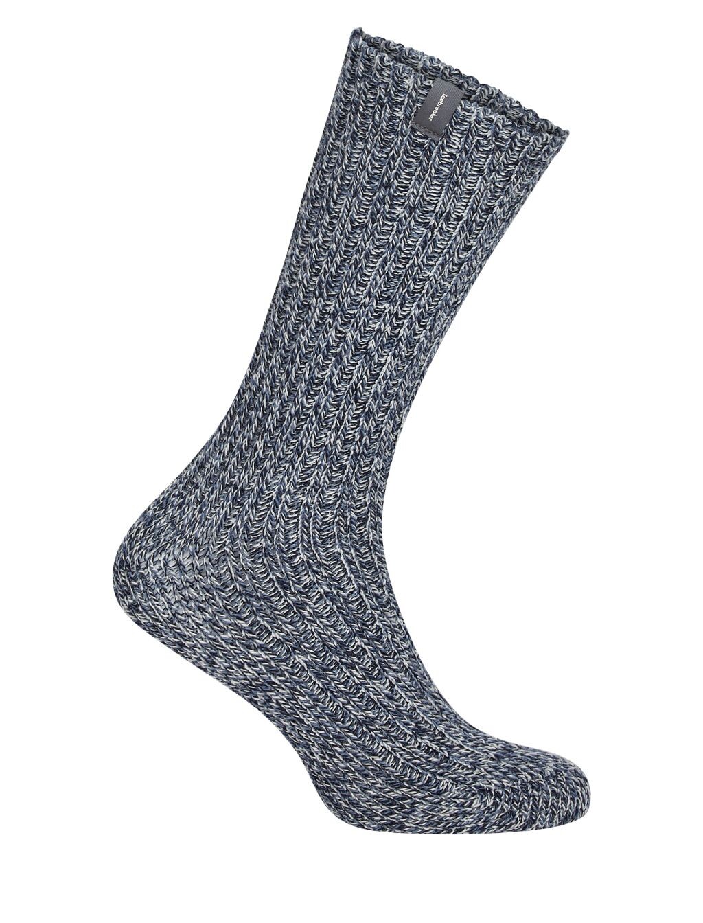 ICEBREAKER Unisex Merino Ski Lodge Crew, Dawn/Mid Navy/Undyed (vzorek) velikost: SM