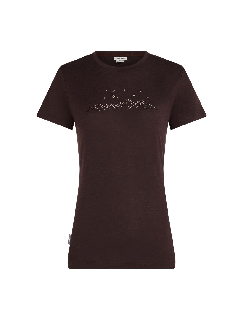 ICEBREAKER Wmns Merino 150 Tech Lite SS Tee Sparkling Sta, Bittersweet (vzorek) velikost: S