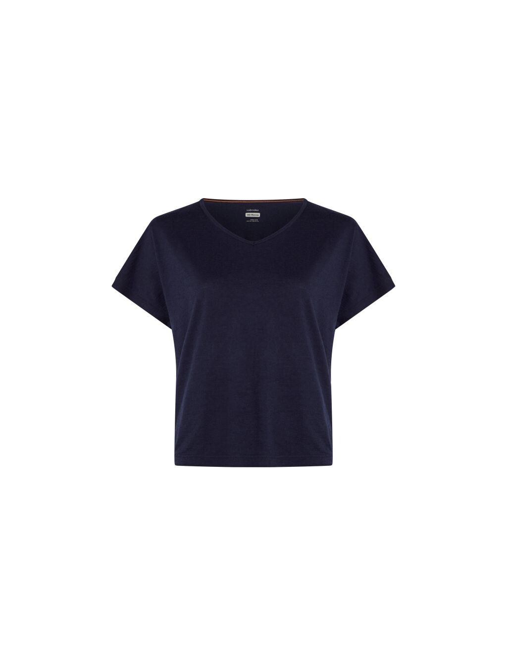 ICEBREAKER Wmns Merino 150 Lodge SS Tee, Midnight Navy (vzorek) velikost: S