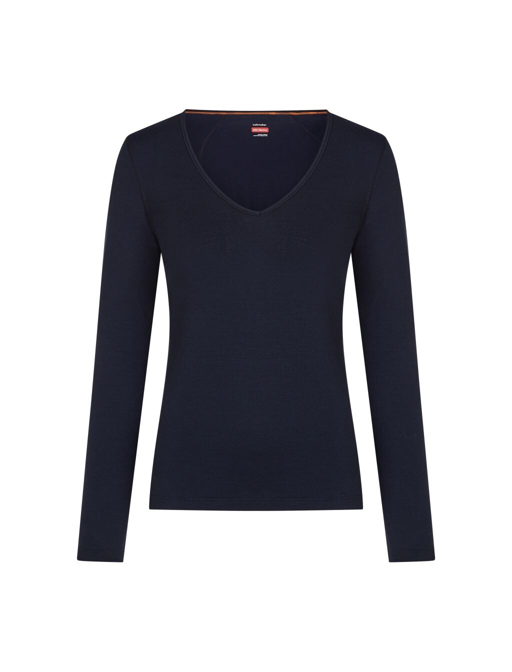 ICEBREAKER Wmns Merino 260 Tech LS V Neck, Midnight Navy (vzorek) velikost: S