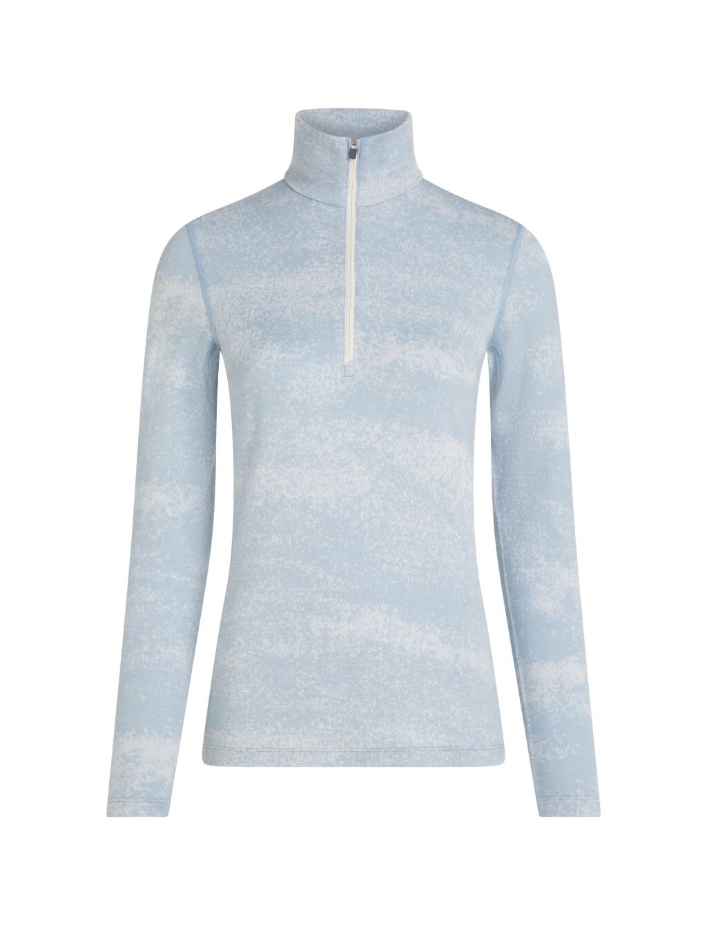 ICEBREAKER Wmns Merino 260 Tech Vertex LS Half Zip Chillwave, Snow/Zinc Blue/J (vzorek) velikost: S
