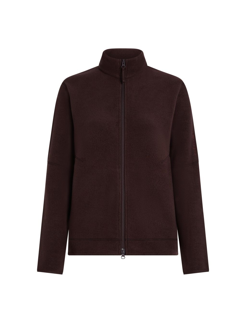 ICEBREAKER Wmns Merino 800 RF Class Pile LS Zip, Bittersweet (vzorek) velikost: S