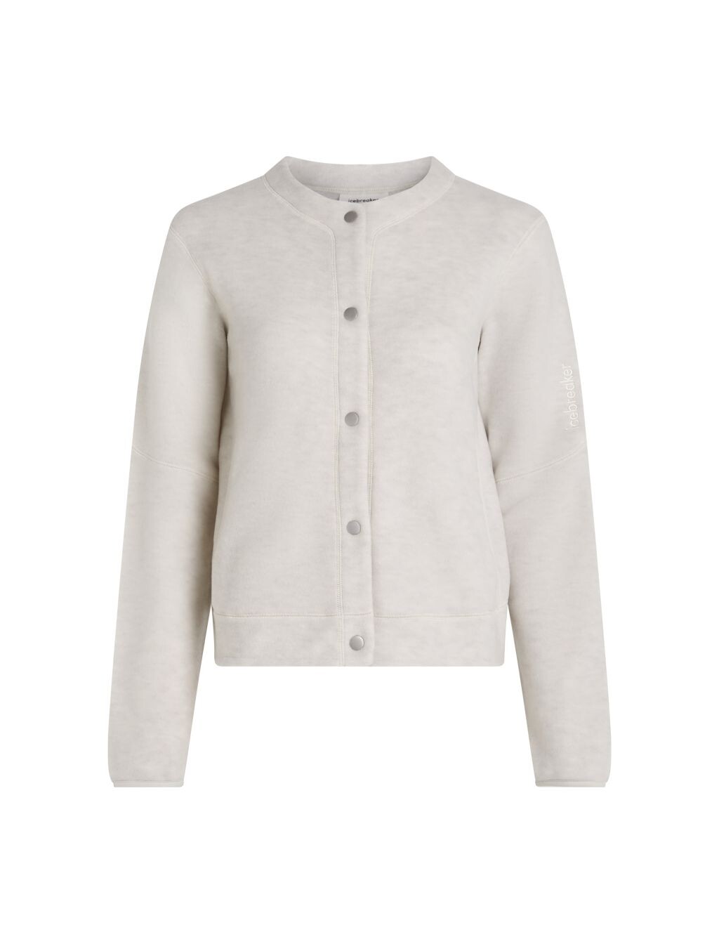 ICEBREAKER Wmns Merino 800 RealF Class Pile Cardigan, Ecru Heather (vzorek) velikost: S