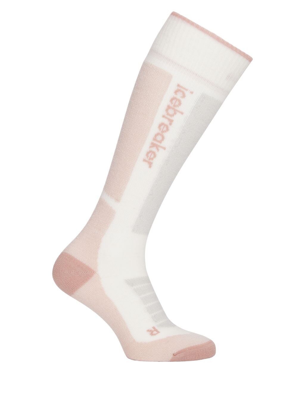ICEBREAKER Wmns Merino Ski+ Medium OTC, Snow/Pink Quartz/Ether (vzorek) velikost: M
