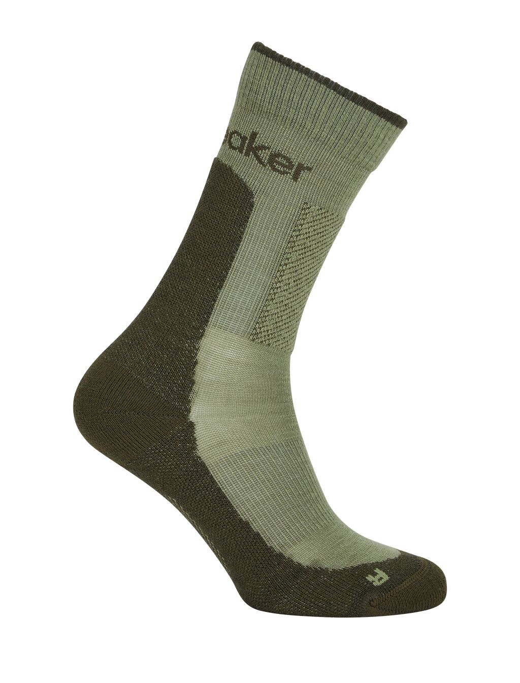 ICEBREAKER Wmns Merino Hike+ Medium Crew, Lichen/Dark Loden (vzorek) velikost: M