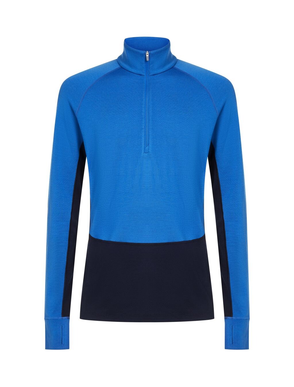 ICEBREAKER Mens Merino 260 ZoneKnit LS Half Zip, Midnight Navy/Lazurite/Cb (vzorek) velikost: M