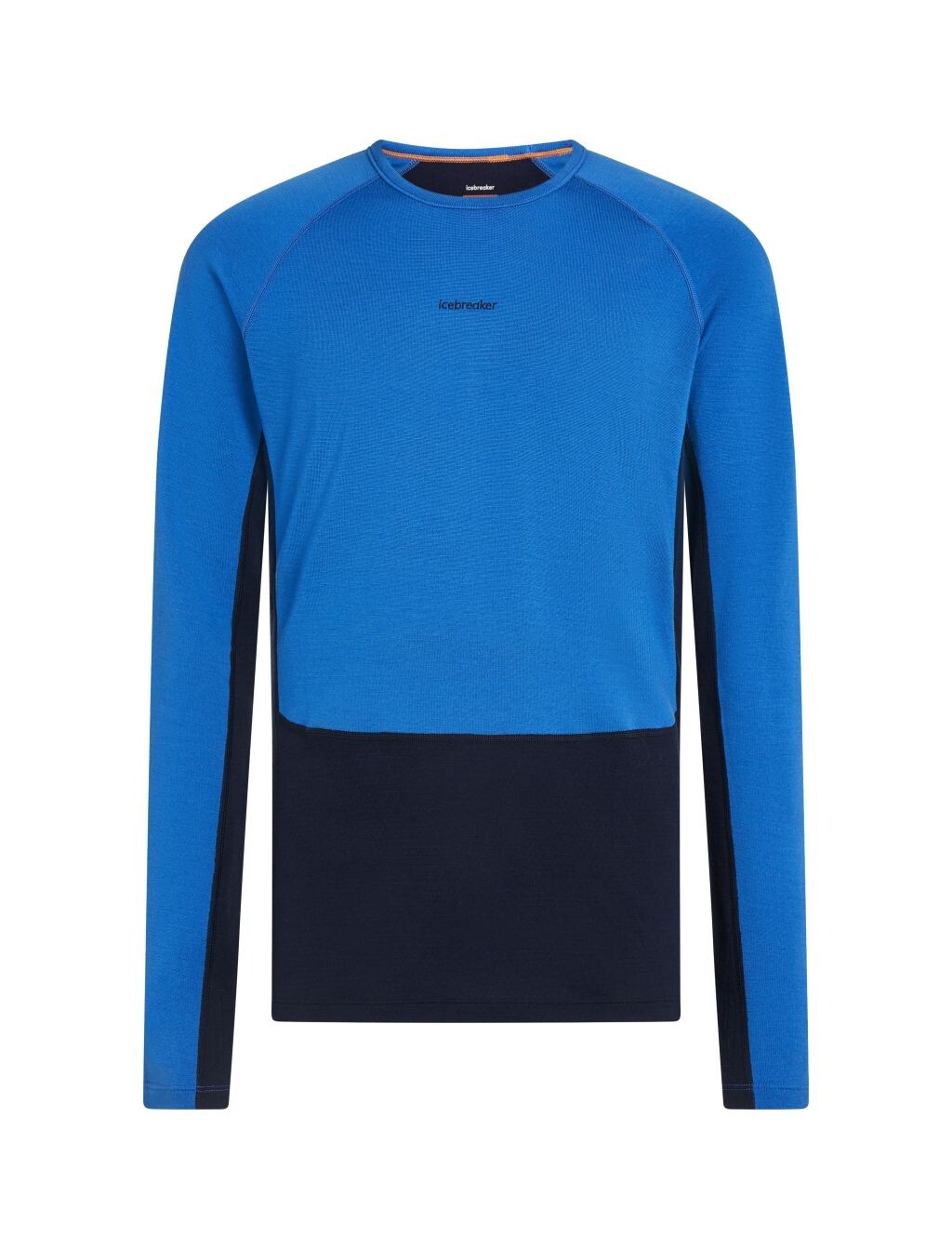 ICEBREAKER Mens Merino 260 ZoneKnit LS Crewe, Midnight Navy/Lazurite/Cb (vzorek) velikost: M