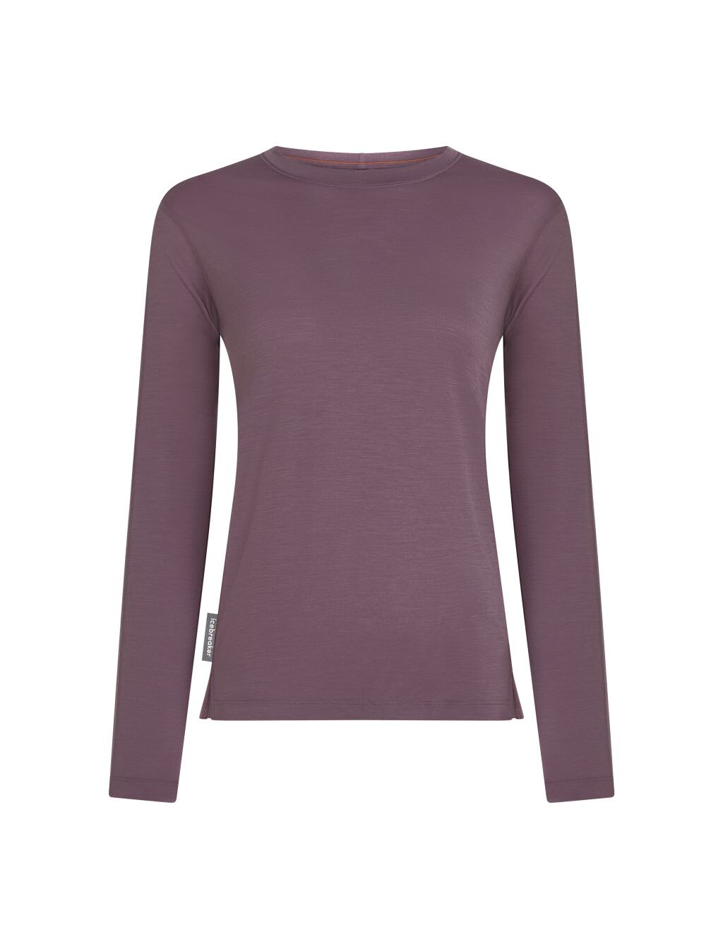 ICEBREAKER Wmns Merino 150 Ace LS Tee UPF, Grey Plum (vzorek) velikost: S