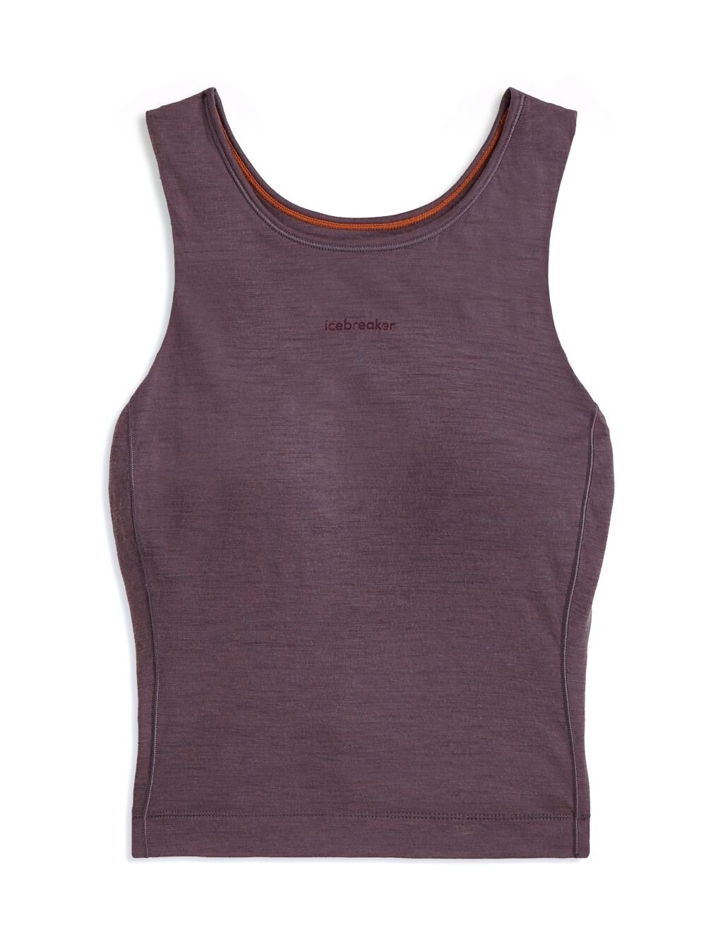 ICEBREAKER Wmns Merino 150 Active Cropped Bra-Tank, Grey Plum (vzorek) velikost: S