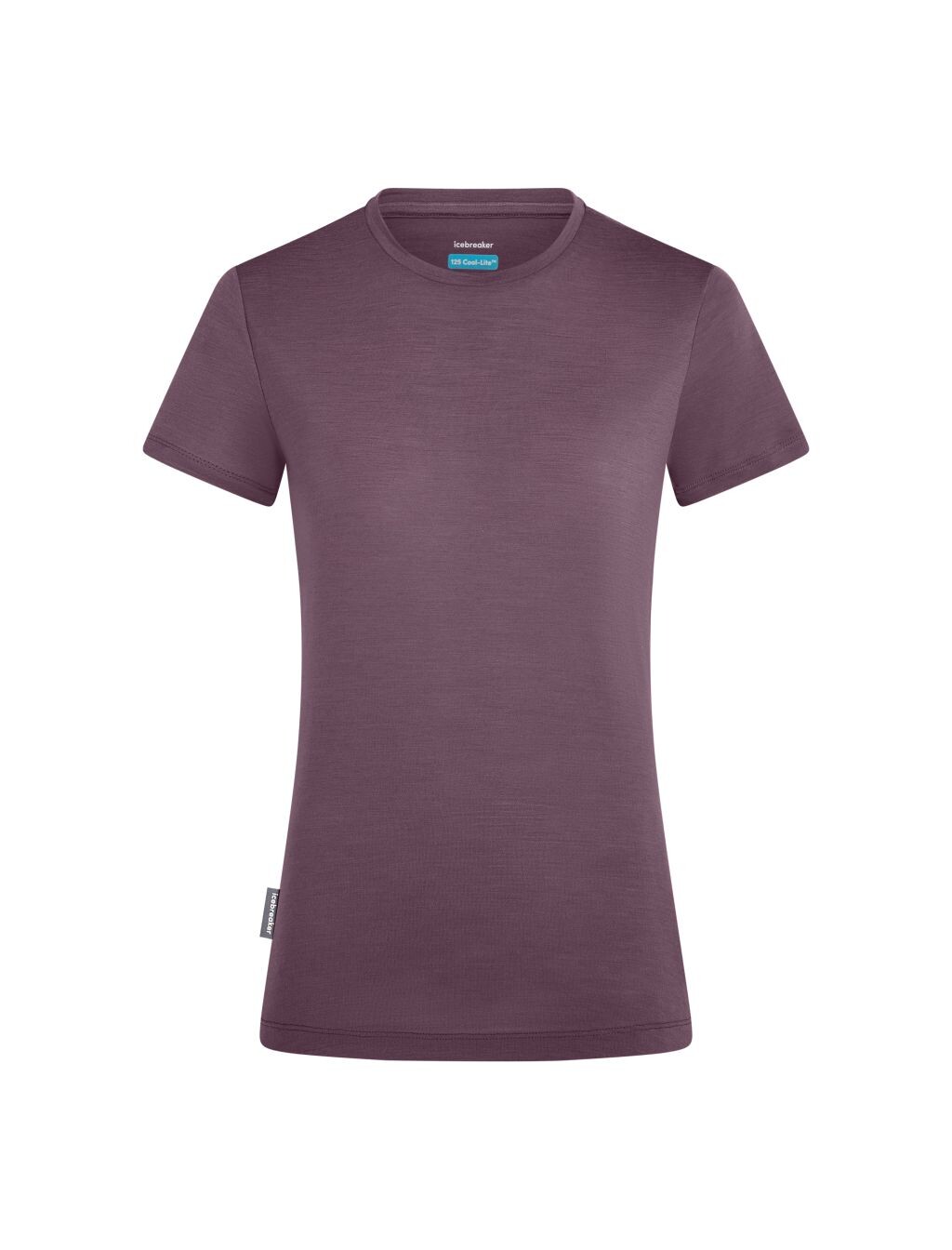 ICEBREAKER Wmns Merino 125 Cool-Lit Sphere SS Tee Alta, Grey Plum (vzorek) velikost: S