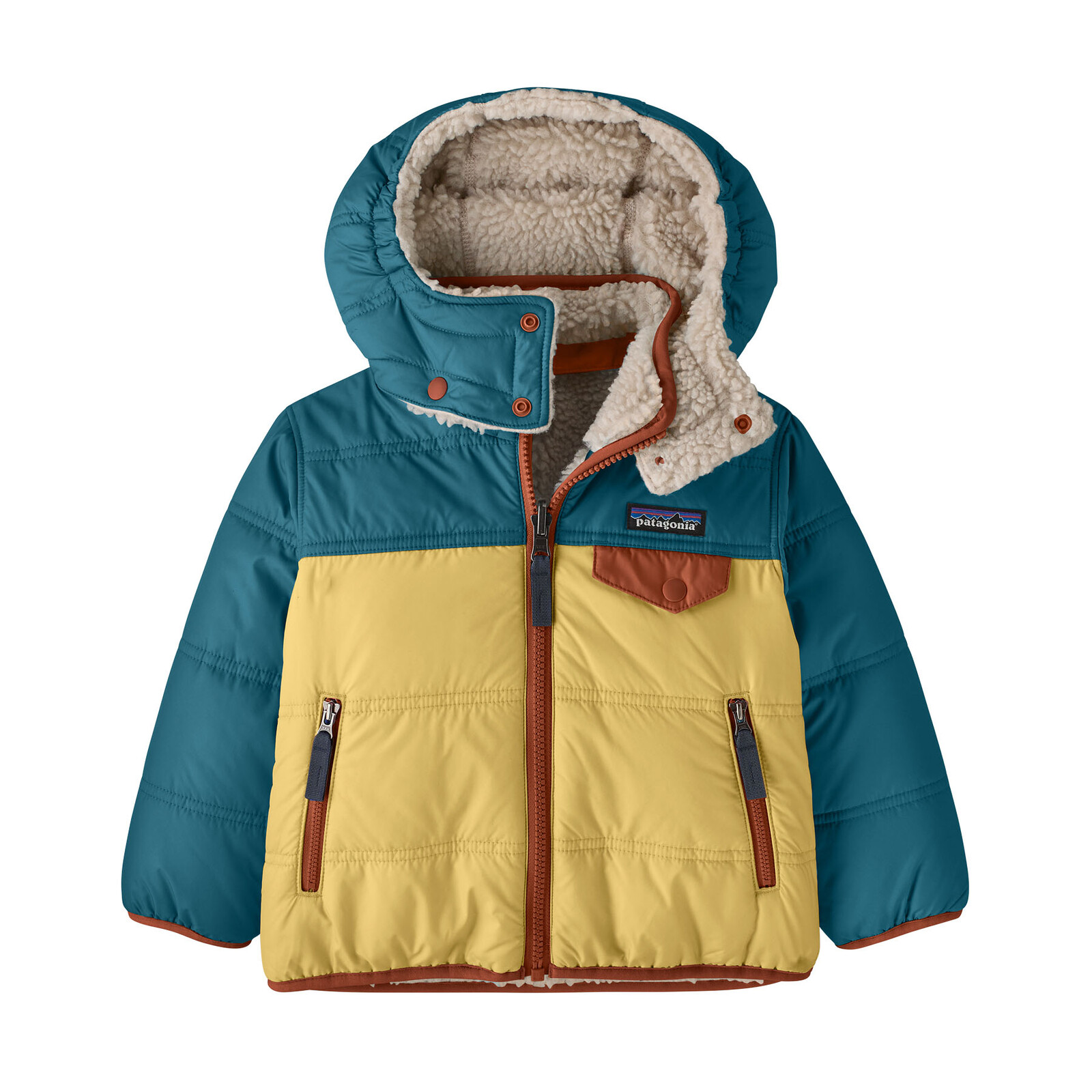 PATAGONIA Baby Reversible Tribbles Hoody, LMST (vzorek) velikost: 2 roky