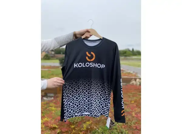 Koloshop Sensor pánský dres dlouhý rukáv Black vel. XXL