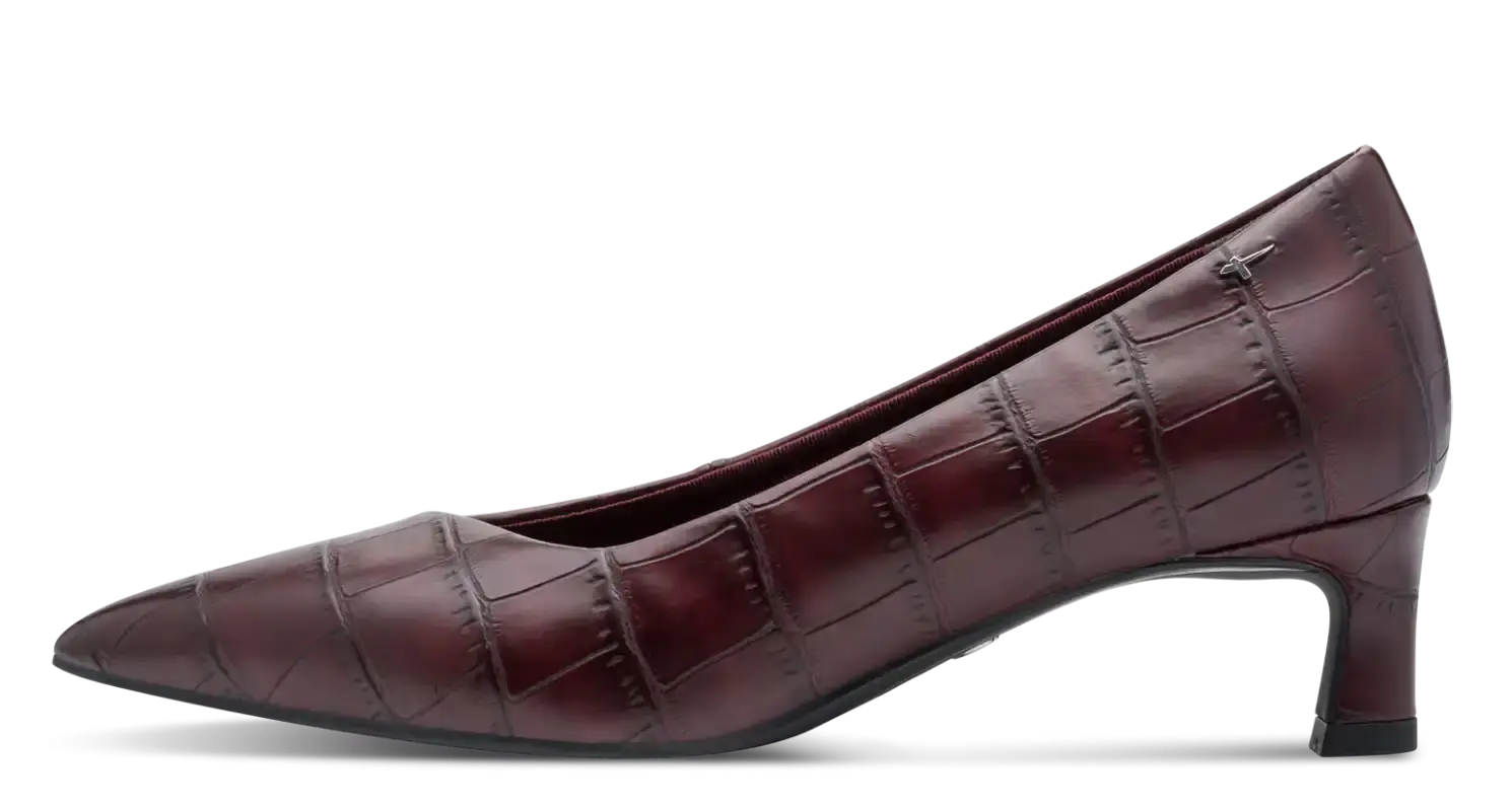 Tamaris 1-22351-47-552 Dámské lodičky merlot croco 37