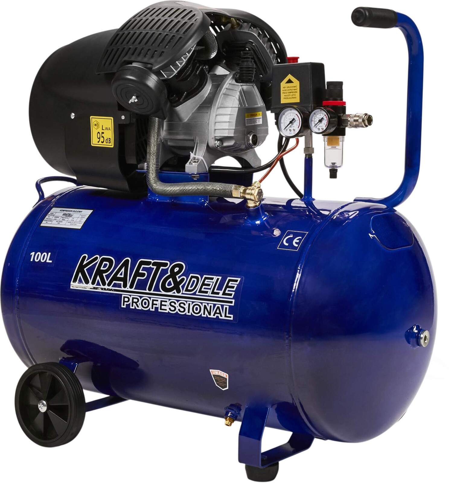 KRAFT&DELE Olejový kompresor 100 l, 3000 W KD4065