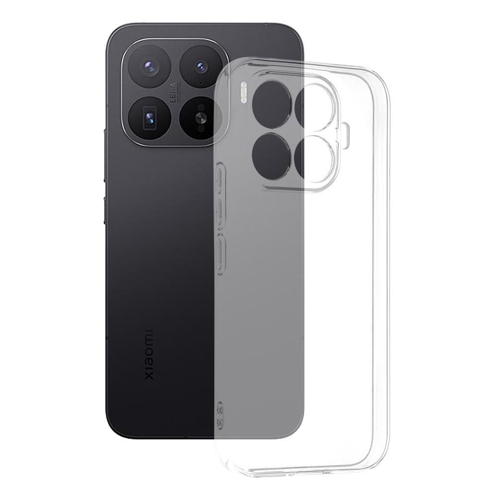 Kryt Techsuit Clear Silicone pro Xiaomi 17T Pro transparentní