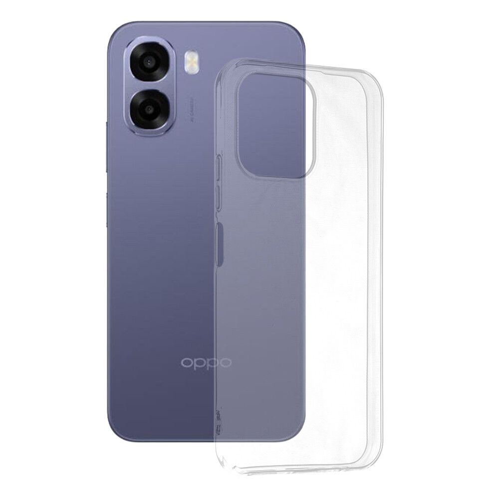 Kryt Techsuit Clear Silicone pro Oppo A6x 4G / A6x 5G / A6k 4G transparentní