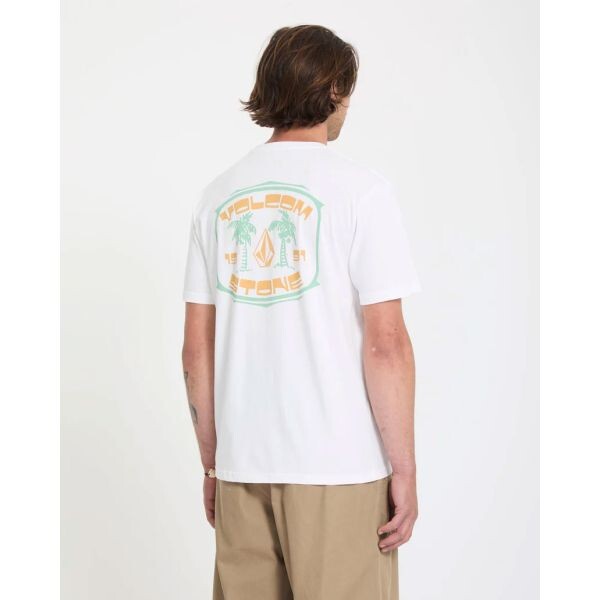 Triko Volcom 91 Palm Bsc S/S - Bílá - L