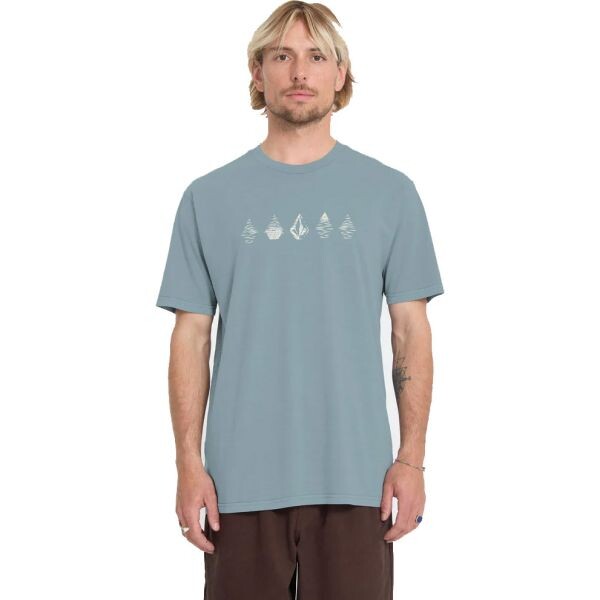 Triko Volcom Lunar Phases S/S - Modrá - M