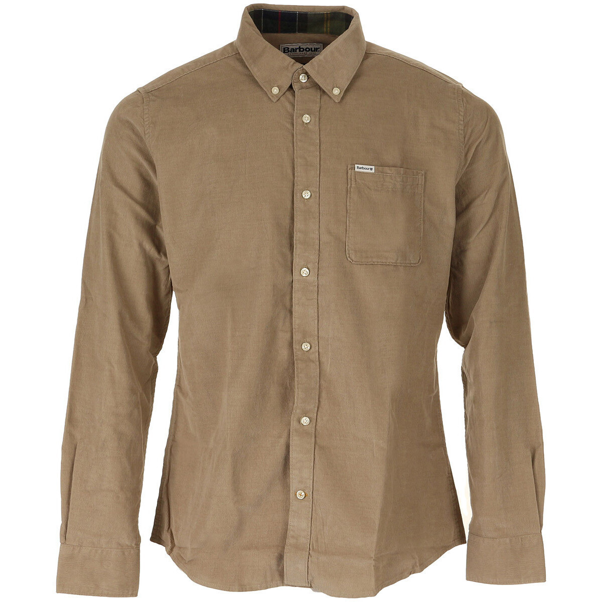 Barbour  Ramsey Tailored Cord Shirt  Hnědá