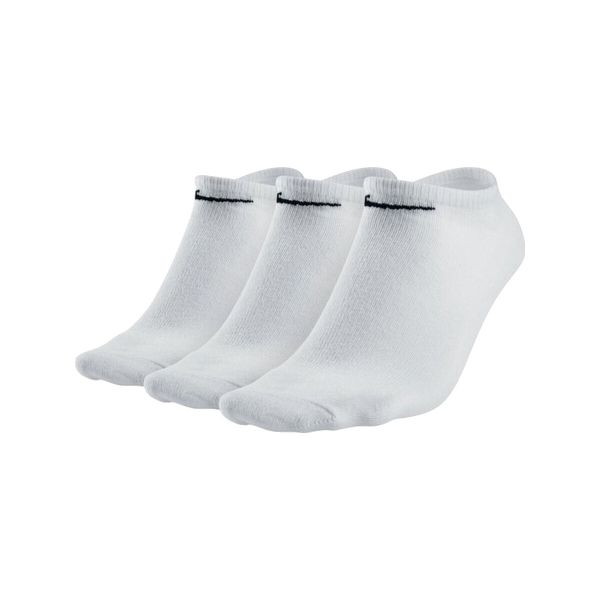 Nike  Chaussettes  everyday cushion no-show blanc/noir  Bílá