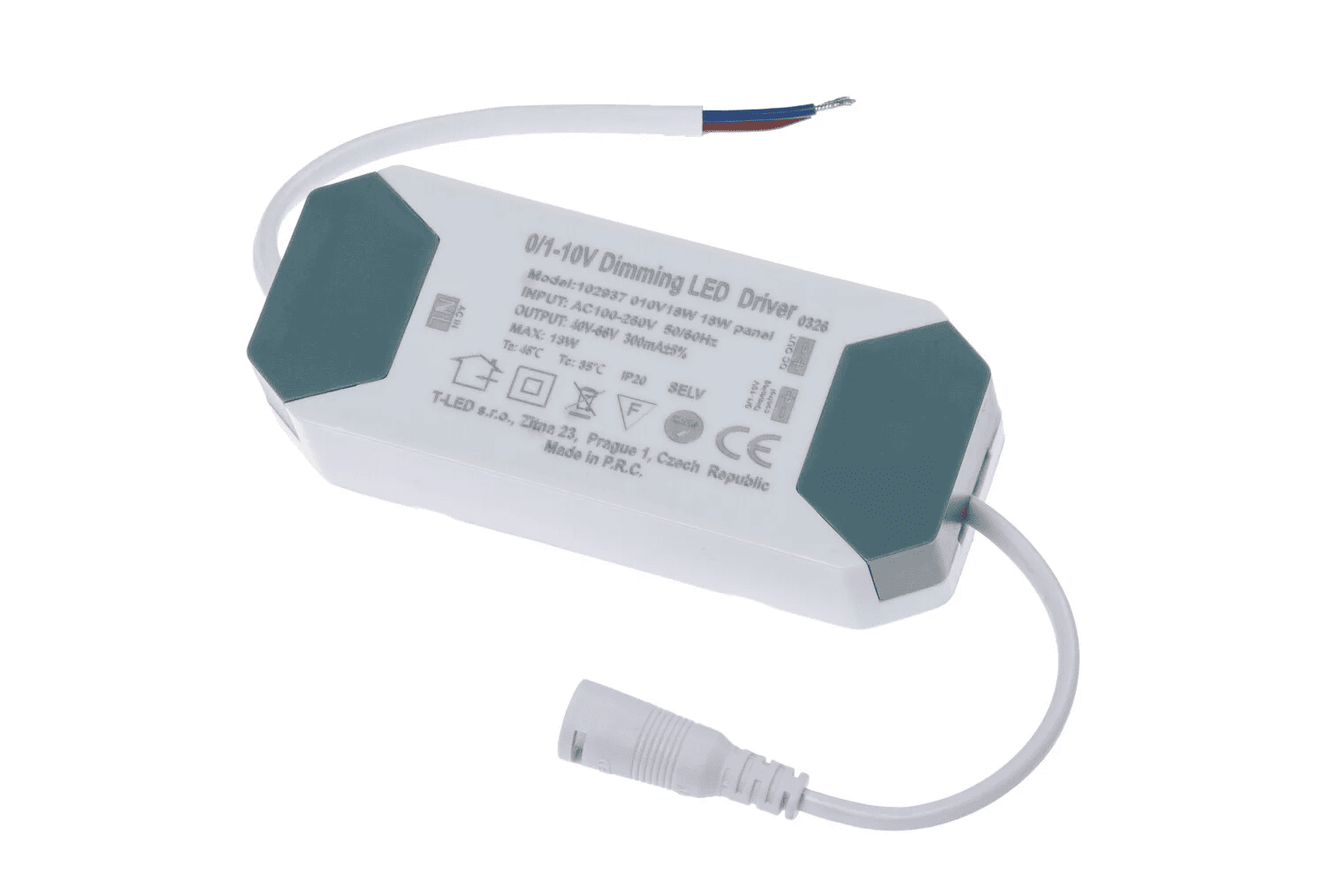 T-LED Stmívatelný zdroj pro 18W panel 0/1-10V 102937