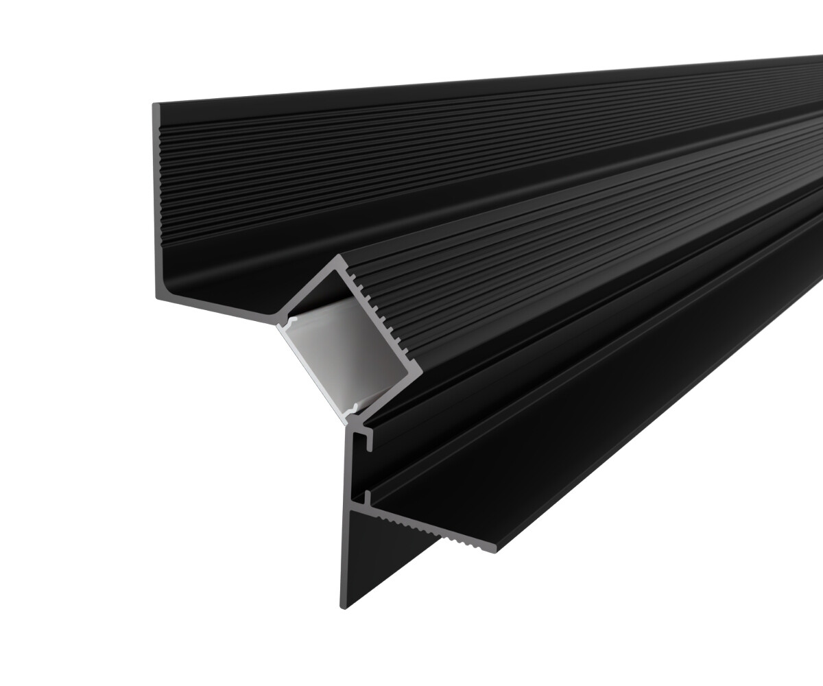 LED Solution Vestavný profil do SDK pro LED pásky V40 černý Vyberte variantu a délku: Profil bez difuzoru 2m LP507B