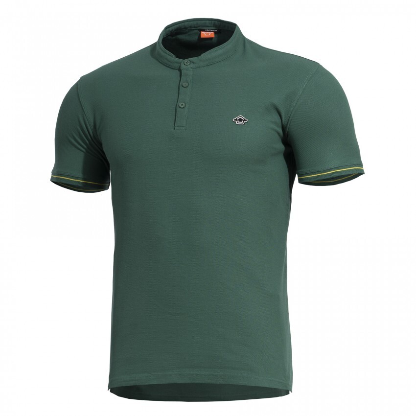 Polokošile Pentagon Levantes Henley Stripes - zelená, S