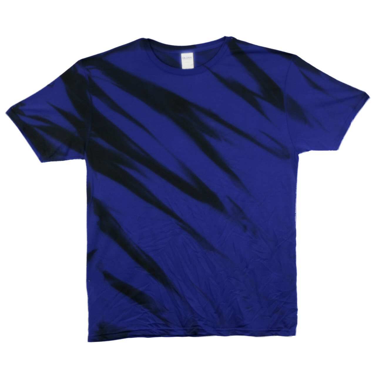 Tričko unisex The Mountain graffiti design Eclipse - modré-černé, 3XL