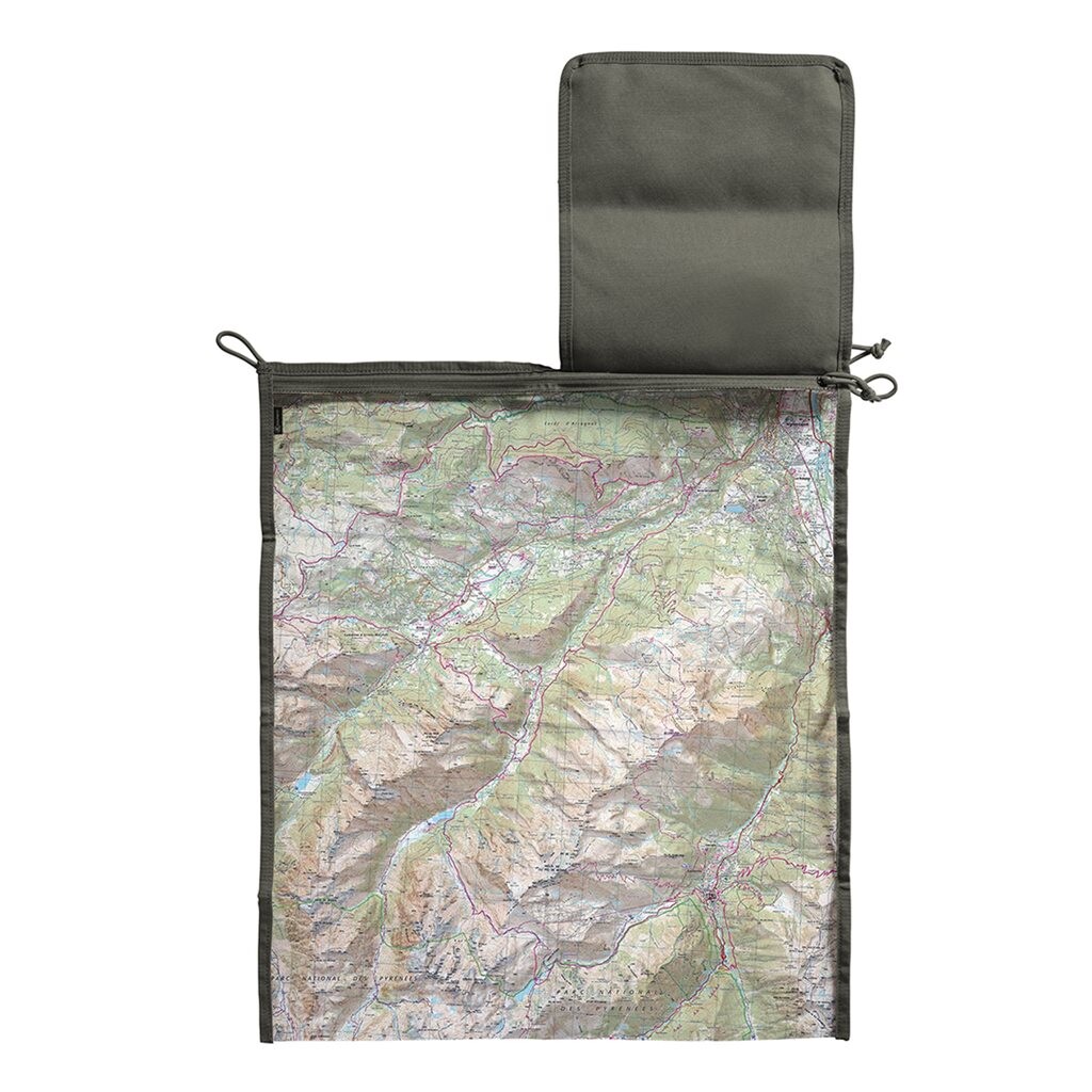 Pouzdro skládací na mapu s kapsou A10 Equipment Expedition - olivové