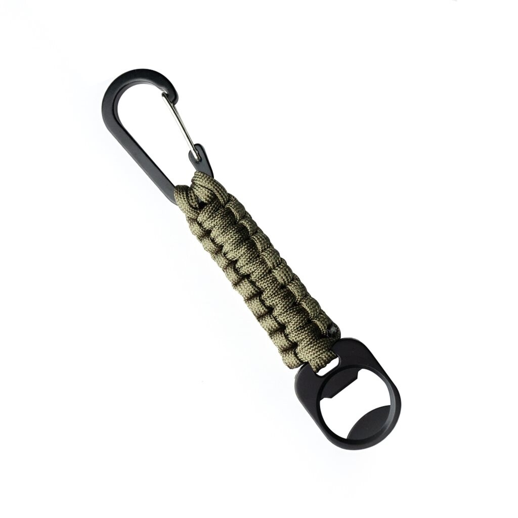 Klíčenka s karabinou a otvírákem na láhve A10 Equipment Para - coyote