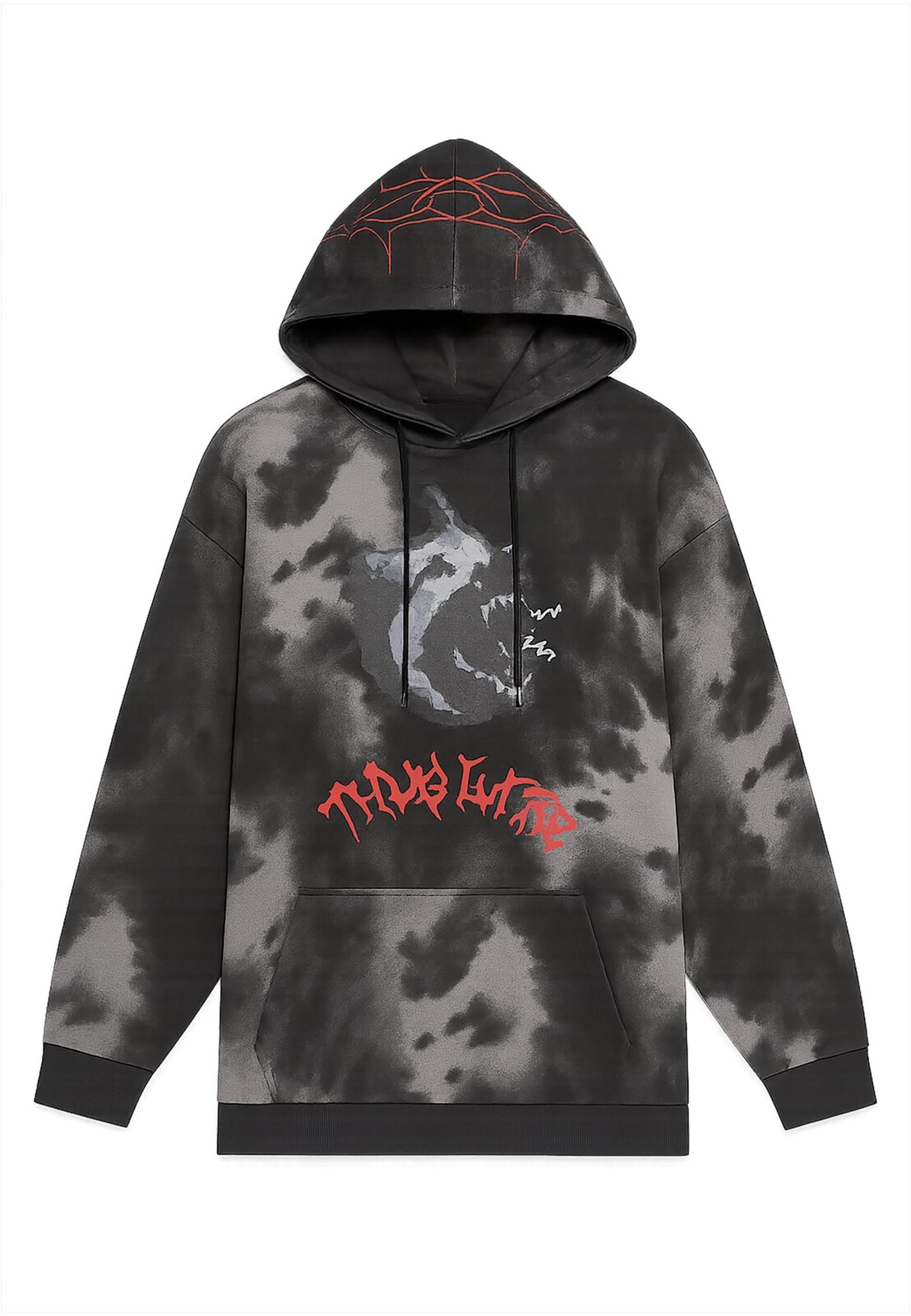 Mikina s kapucí Thug Life Sky Hoodies - blackcamo, XL