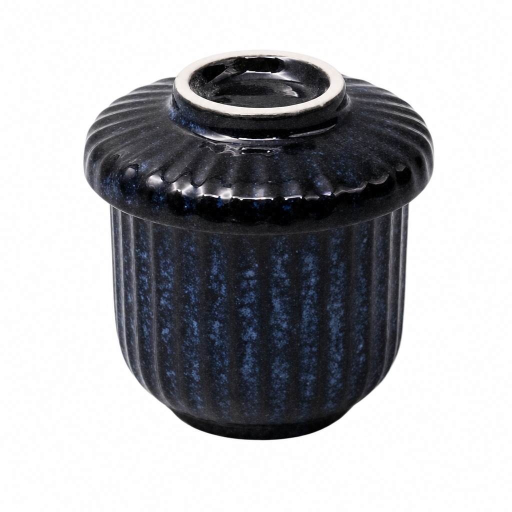 Šálek CHAWAN MUSHI 150 ml, indigo modrá, keramika, MIJ