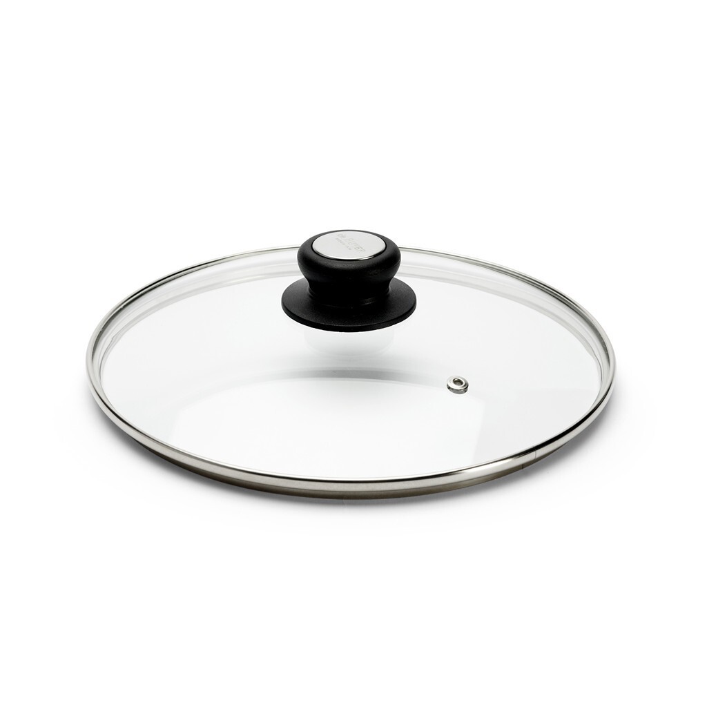Poklice 24 cm, sklo, bakelitový úchyt, de Buyer